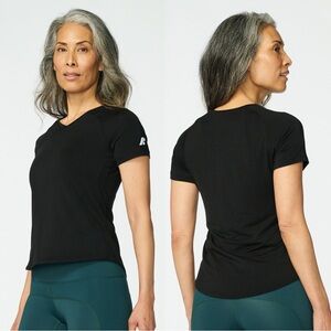 Forme Women’s Core V Shortsleeve Shirt Ultrasoft Breathable in Black XL